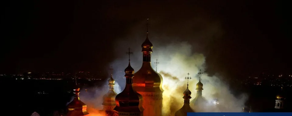 Kyiv Monastery Hit in Russian Attacks
