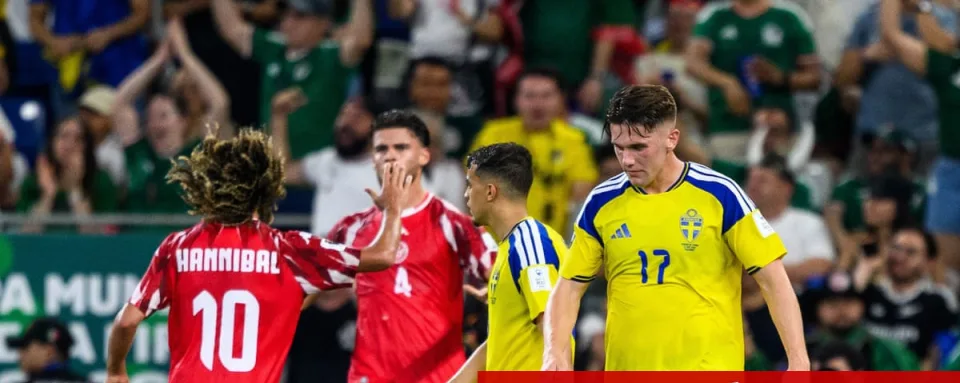Sweden Leads Tunisia in World Cup Match at Half-Time